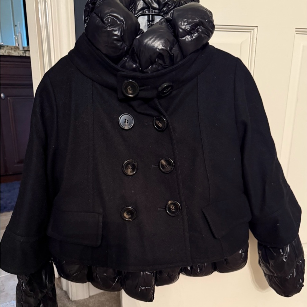 Moncler Black Puffer Jacket size 1, Small.
